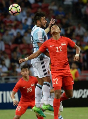 Argentina logró su segundo triunfo en la era Sampaoli al vencer a Singapur