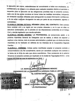 Ingobernabilidad en la Cooperativa Sagrada Familia