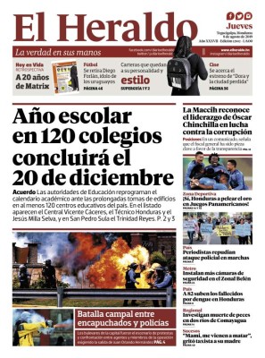 Año escolar en 120 colegios concluirá el 20 de diciembre