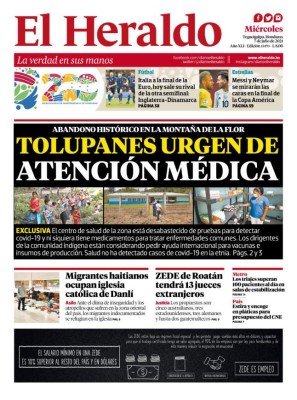 Tolupanes urgen de atención médica