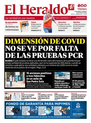 Dimensión de Covid no se ve por falta de las pruebas PCR