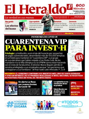 Cuarentena VIP para INVEST-H