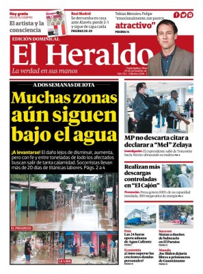 Muchas zonas aún siguen bajo el agua