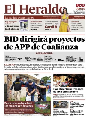 BID dirigirá proyectos de APP de Coalianza