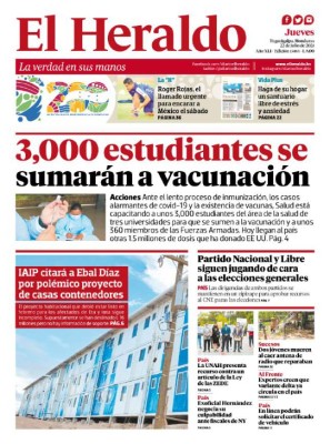 3,000 estudiantes se sumarán a vacunación