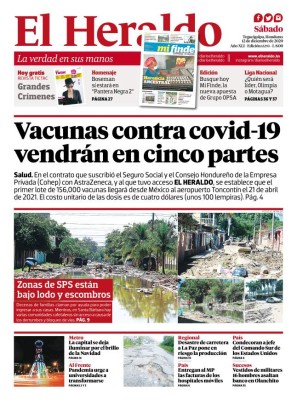 Vacunas contra covid-19 vendrán en cinco partes