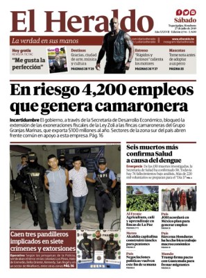 En riesgo 4,200 empleos que genera camaronera