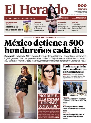 México detiene a 500 hondureños cada día