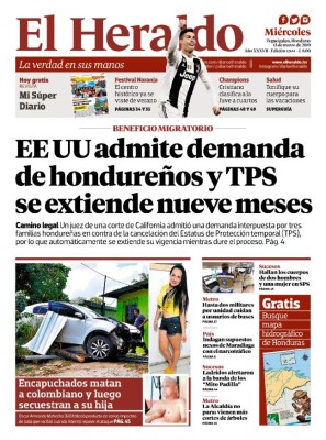 EE UU admite demanda de hondureños y TPS se extiende nueve meses