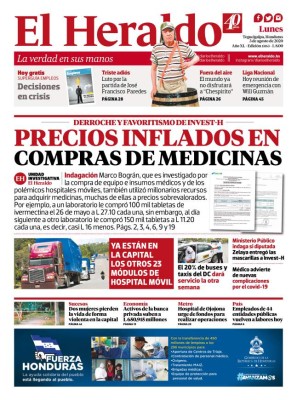 Precios inflados en compras de medicinas