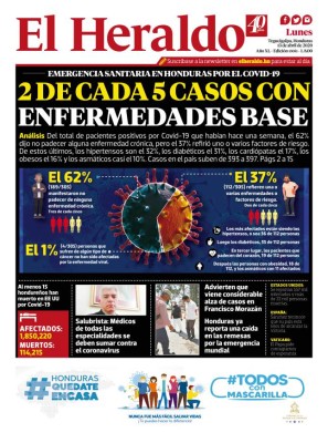 2 de cada 5 casos con enfermedades base