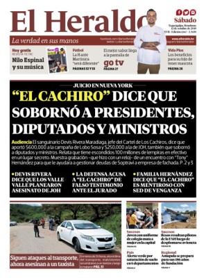 El Cachiro dice que sobornó a presidentes, diputados y ministros