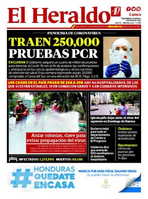 Traen 250,000 pruebas PCR