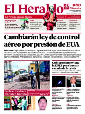 Cambiarán ley de control aéreo por presión de Estados Unidos