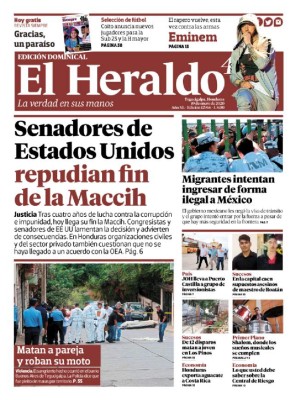 Senadores de Estados Unidos repudian fin de la Maccih