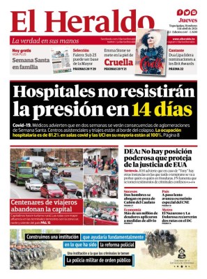 Hospitales no resistirán la presión en 14 días