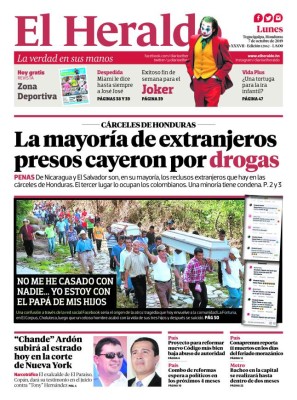 La mayoría de extranjeros presos en Honduras cayeron por droga