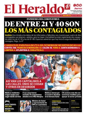 De entre 21 y 40 son los más contagiados por coronavirus