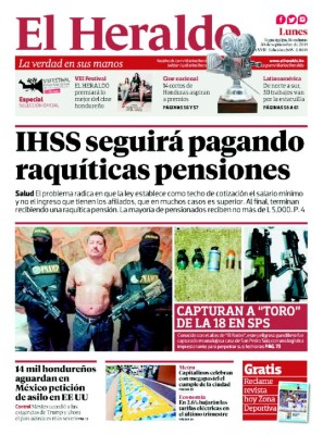 IHSS seguirá pagando raquíticas pensiones