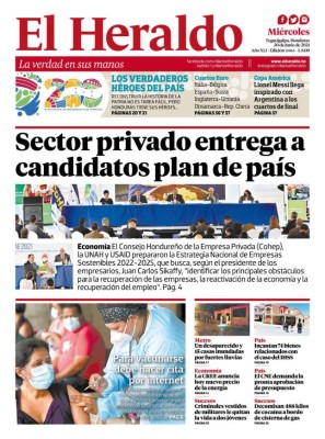 Sector privado entrega a candidatos plan de país