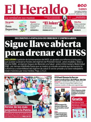 CES sin consenso para que se derogue reforma a Ley del IHSS