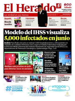 Modelo del IHSS visualiza 5,000 infectados en junio