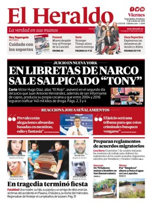 En libretas de narco sale salpicado 'Tony' Hernández