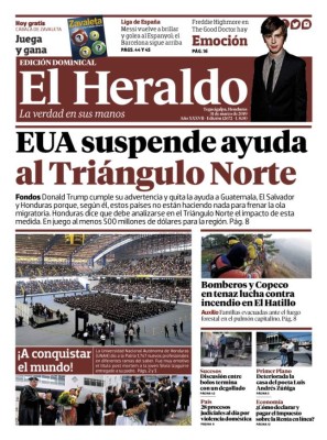 Estados Unidos suspende ayuda al Triángulo Norte