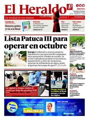 Lista Patuca III para operar en octubre