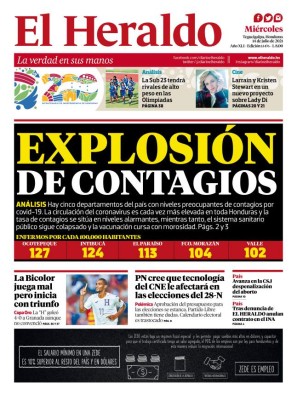 Explosión de contagios