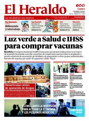 Luz verde a Salud e IHSS para comprar vacuna