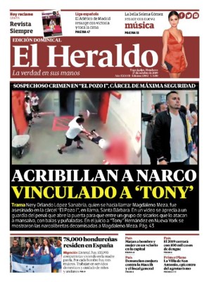 Acribillan a narco vinculado a Tony Hernández