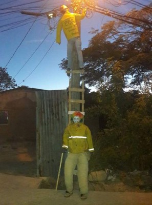 Creatividad y humor: Los mejores 'años viejos' en la capital de Honduras