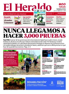 Nunca llegamos a hacer 3,000 pruebas de covid-19
