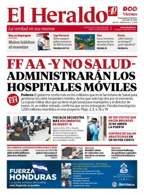 FF AA -y no Salud- administrarán los hospitales móviles