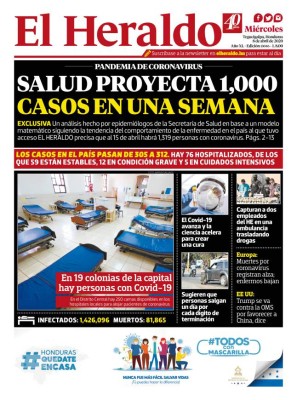 Salud proyecta 1,000 casos en una semana