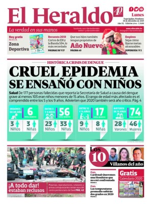 Cruel epidemida de dengue se ensañó con niños durante 2019