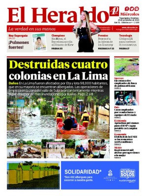 Destruidas cuatro colonias en La Lima