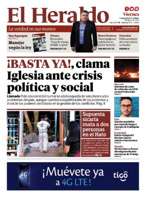 ¡Basta ya!, clama Iglesia ante crisis política y social