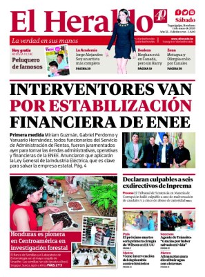 Interventores van por estabilización financiera de ENEE