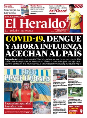 Covid-19, dengue y ahora influenza acechan al país