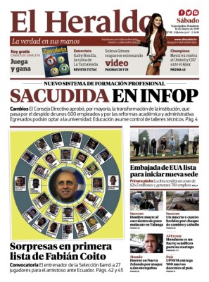 Sacudida en Infop