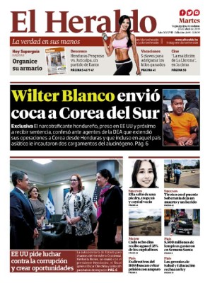 Wilter Blanco envió coca a Corea del Sur