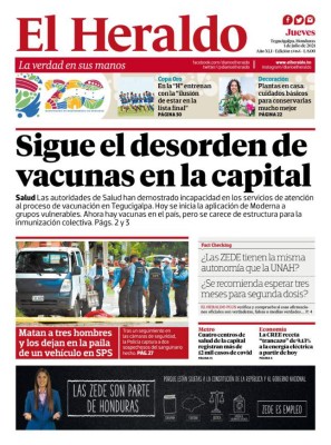Sigue el desorden de vacunas en la capital