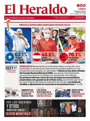 Proyecciones preliminares no oficiales de las elecciones primarias&nbsp;&nbsp;