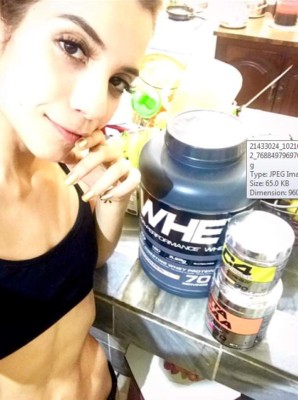 Jennifer Funes, de reina de las palillonas a escultural chica fitness