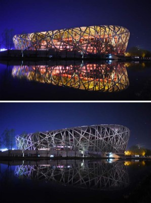 La Torre Eiffel se apaga en París para celebrar 'La Hora del Planeta'