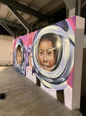 Con grafitis, jóvenes promueven valores positivos y descubren amor por el arte