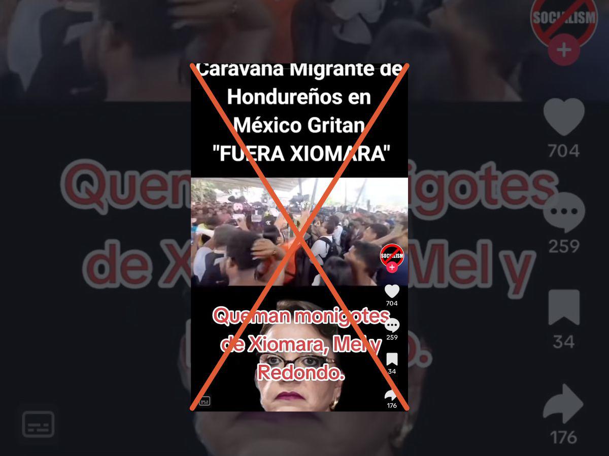 $!Captura de pantalla a una publicación en TikTok realizada el 7 de noviembre de 2023.