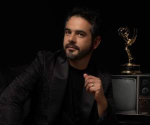 Mario Ramos, ganador cuatro veces del premio Emmy, estará en Honduras para entregar al museo MIN unas de las prestigiosas estatuillas. Foto: Pablo Roldán
